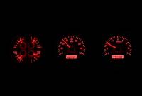 Dakota Digital VHX Gauge System Silver Alloy Red | 1970-72 GTO/Lemans | Dakota Digital | 24917