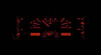 Dakota Digital VHX Gauge System Silver Alloy Red | 1937-38 Chevy Car | Dakota Digital | 70075