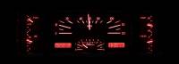 Dakota Digital VHX Gauge System Silver Alloy Red | 1939 Chevy Car | Dakota Digital | 70082