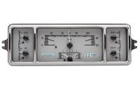 Dakota Digital VHX Gauge System Silver Alloy White