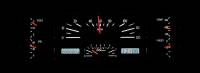 Dakota Digital VHX Gauge System Silver Alloy White | 1939 Chevy Car | Dakota Digital | 70083