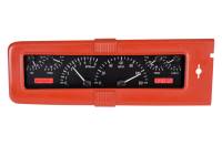 Dakota Digital VHX Gauge System Black Alloy Red