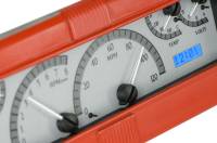 Dakota Digital VHX Gauge System Silver Alloy Blue | 1940 Chevy Car | Dakota Digital | 70088