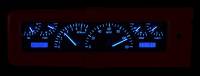 Dakota Digital VHX Gauge System Silver Alloy Blue | 1940 Chevy Car | Dakota Digital | 70088