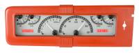 Dakota Digital VHX Gauge System Silver Alloy Red