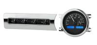 Dakota Digital VHX Gauge System Black Alloy Blue | 1941-48 Chevy Car | Dakota Digital | 70092
