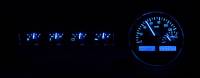 Dakota Digital VHX Gauge System Black Alloy Blue | 1941-48 Chevy Car | Dakota Digital | 70092