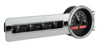 Dakota Digital VHX Gauge System Black Alloy Red