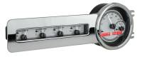 Dakota Digital VHX Gauge System Silver Alloy Red | 1941-48 Chevy Car | Dakota Digital | 70096