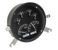 Dakota Digital VHX Gauge System Black Alloy White | 1949-50 Chevy Car | Dakota Digital | 70101