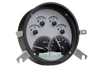 Dakota Digital VHX Gauge System Silver Alloy White