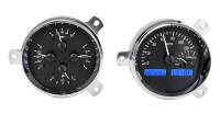 Dakota Digital VHX Gauge System Black Alloy Blue | 1951-52 Chevy Car | Dakota Digital | 70107