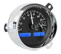 Dakota Digital VHX Gauge System Black Alloy Blue | 1951-52 Chevy Car | Dakota Digital | 70107
