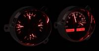 Dakota Digital VHX Gauge System Black Alloy Red | 1951-52 Chevy Car | Dakota Digital | 70108