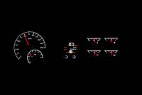 Dakota Digital HDX Gauge System Black Alloy | 1953-54 Chevy Car | Dakota Digital | 70121