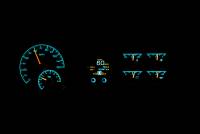 Dakota Digital HDX Gauge System Black Alloy | 1953-54 Chevy Car | Dakota Digital | 70121