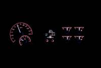 Dakota Digital HDX Gauge System Black Alloy | 1953-54 Chevy Car | Dakota Digital | 70121