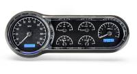 Dakota Digital VHX Gauge System Black Alloy Blue | 1953-54 Chevy Car | Dakota Digital | 70115