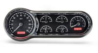 Dakota Digital VHX Gauge System Black Alloy Red