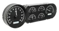 Dakota Digital VHX Gauge System Black Alloy White | 1953-54 Chevy Car | Dakota Digital | 70117