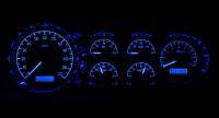 Dakota Digital VHX Gauge System Silver Alloy Blue | 1953-54 Chevy Car | Dakota Digital | 70118