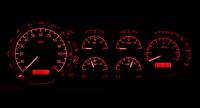 Dakota Digital VHX Gauge System Silver Alloy Red | 1953-54 Chevy Car | Dakota Digital | 70119