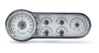 Dakota Digital VHX Gauge System Silver Alloy White