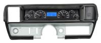 Dakota Digital VHX Gauge System Black Alloy Blue
