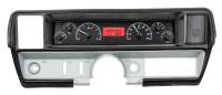 Dakota Digital VHX Gauge System Black Alloy Red