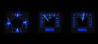 Dakota Digital VHX Gauge System Black Alloy Blue | 1970-72 Buick Skylark or GS | Dakota Digital | 24926