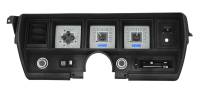 Dakota Digital VHX Gauge System Silver Alloy Blue