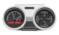 Dakota Digital VHX Gauge System Black Alloy Red