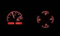 Dakota Digital VHX Gauge System Black Alloy Red | 1966-67 Oldsmobile Cutlass | Dakota Digital | 24933