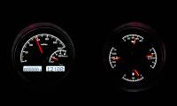 Dakota Digital VHX Gauge System Black Alloy White | 1966-67 Oldsmobile Cutlass | Dakota Digital | 24934