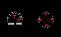 Dakota Digital VHX Gauge System Silver Alloy White | 1966-67 Oldsmobile Cutlass | Dakota Digital | 24937