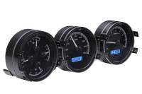 Dakota Digital VHX Gauge System Black Alloy Blue | 1968-69 Oldsmobile Cutlass | Dakota Digital | 24938