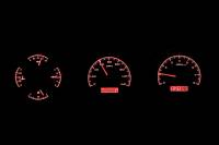 Dakota Digital VHX Gauge System Black Alloy Red | 1968-69 Oldsmobile Cutlass | Dakota Digital | 24939