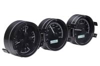 Dakota Digital VHX Gauge System Black Alloy White