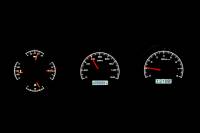 Dakota Digital VHX Gauge System Black Alloy White | 1968-69 Oldsmobile Cutlass | Dakota Digital | 24940