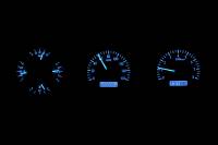 Dakota Digital VHX Gauge System Silver Alloy Blue | 1968-69 Oldsmobile Cutlass | Dakota Digital | 24941