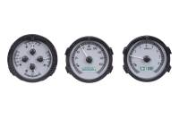 Dakota Digital VHX Gauge System Silver Alloy White