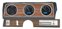 Dakota Digital VHX Gauge System Black Alloy Blue