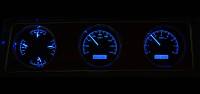 Dakota Digital VHX Gauge System Black Alloy Blue | 1970-72 Oldsmobile Cutlass | Dakota Digital | 24945
