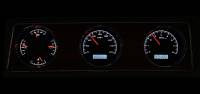 Dakota Digital VHX Gauge System Black Alloy White | 1970-72 Oldsmobile Cutlass | Dakota Digital | 24947