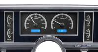 Dakota Digital VHX Gauge System Black Alloy Blue