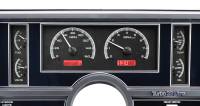 Dakota Digital VHX Gauge System Black Alloy Red
