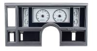 Dakota Digital VHX Gauge System Silver Alloy White