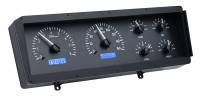Dakota Digital VHX Gauge System Black Alloy Blue | 1978-88 Oldsmobile Cutlass | Dakota Digital | 60040