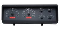 Dakota Digital VHX Gauge System Black Alloy Red | 1978-88 Oldsmobile Cutlass | Dakota Digital | 60041