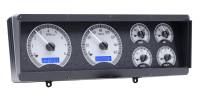 Dakota Digital VHX Gauge System Silver Alloy Blue | 1978-88 Oldsmobile Cutlass | Dakota Digital | 60043
